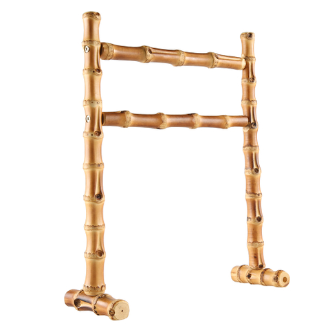 Rak Display Perhiasan Rak Tempat Handuk Akar Bambu 