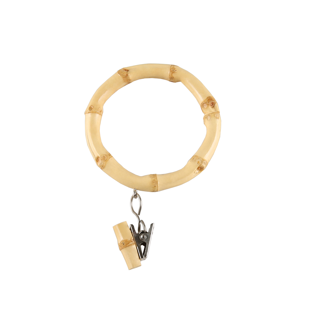 Klip Tirai Akar Bambu Alami