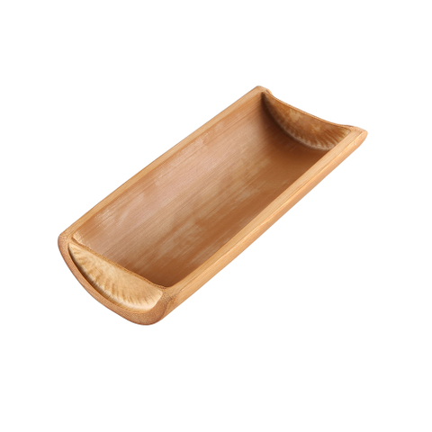 Nat&uuml;rliches Bambusrohr, Sushi-Gericht, Snack-Tablett, S&uuml;&szlig;igkeiten-Teller, Obstschale